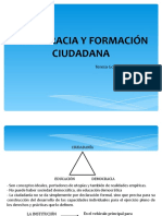 Democracia y Formación Ciudadana