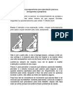 Exercícios de Pompoarismo Masculino