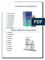 MEDICAMENTOS GENERICOS