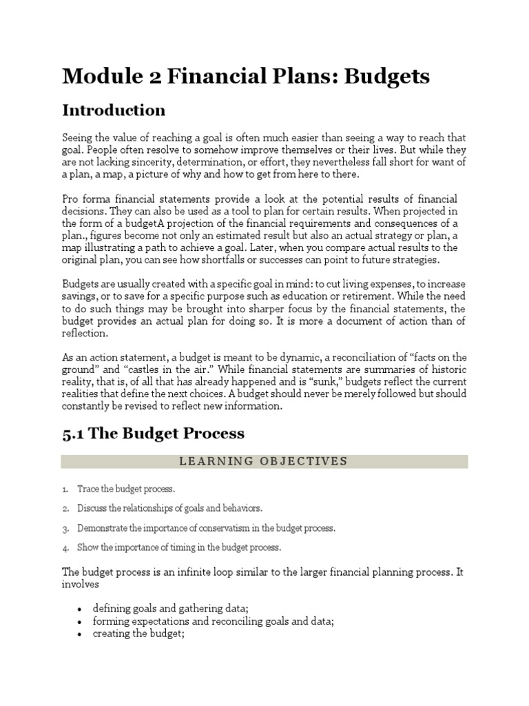 Budgeting Strategies for Financial Goals | PDF | Economics | Labour ...