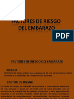Fcatores de Riesgo Del Embarazo ACAPS2011