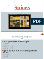 Spices: Culinary Theory
