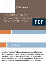 Mengidentifikasi Golongan Obat Analgetika Dan Antipiretika