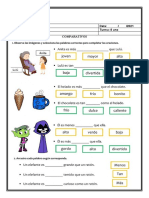 Comparativos - Atividade Adaptada