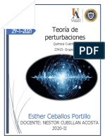 Teoría de perturbaciones en mecánica cuántica