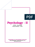 II PU Psychology English Medium