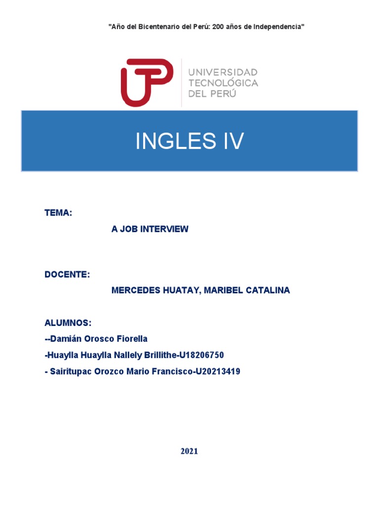 Job Interview Dialogue for Students | PDF | Business | Communication