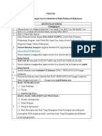 Cek List Format Buku Pedoman PKM PM Pi Ki 2021
