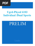 Individual Dual Sports Prelim Exam Oed-Lr