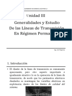 Transmisión de energía eléctrica I: Generalidades y estudio de líneas de transmisión en régimen permanente