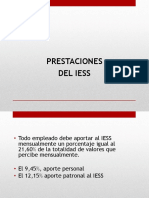 7) Prestaciones Del Iess