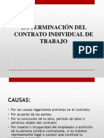 5) Terminación de La Relación Laboral