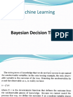 Machine Learning: Bayesian Decision Theory