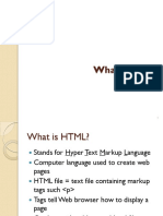 Lecture 2-What Is HTML