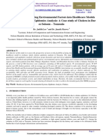 Assessment of integrating Environmental Factors into Healthcare Models for Enhancing Timely Epidemics Analysis