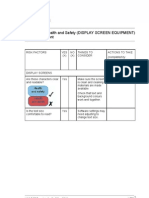 WORKSTATION HEALTH AND SAFETY DSE - September 2010