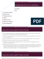 Health and Safety Practices