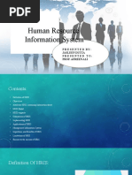 Human Resource Information System: Presented By: Jasleen Dutta Presented To: Prof. Afreen Ali