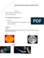 A Semi-Detailed Lesson Plan in Science V: Planets in The Solar System