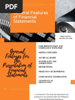 General Features of Financial Statements-2