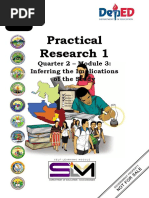 Practical Research 1: Quarter 2 - Module 3: Inferring The Implications of The Study