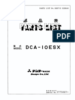 Denyo Parts List, DCA-10ESX 