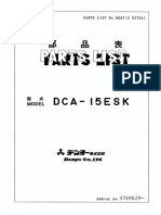 Denyo Parts List, DCA-15ESK 