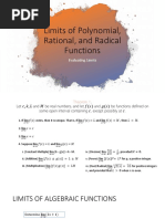 Evaluating Limits