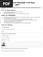 LTO Student Permit Fees in the Philippines | PDF | Identity Document ...