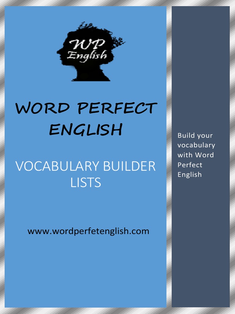 Word Perfect English: Vocabulary Builder Lists | PDF | Cooking, Food ...