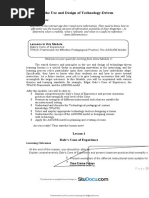 Theories and Principles in The Use and Design of Technology-Driven Learning Lessons