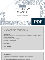 Revision Worksheet-5 CHEMISTRY