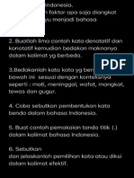 Soal UTS Bahasa Indonesia