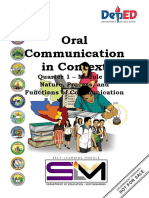 Oralcomm11 q1 Mod1of7 Natureprocessandfunctionsofcommunication v2