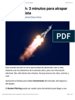 Rocket Pitch: 3 Minutos para Atrapar Al Inversionista - Startup PlayBook