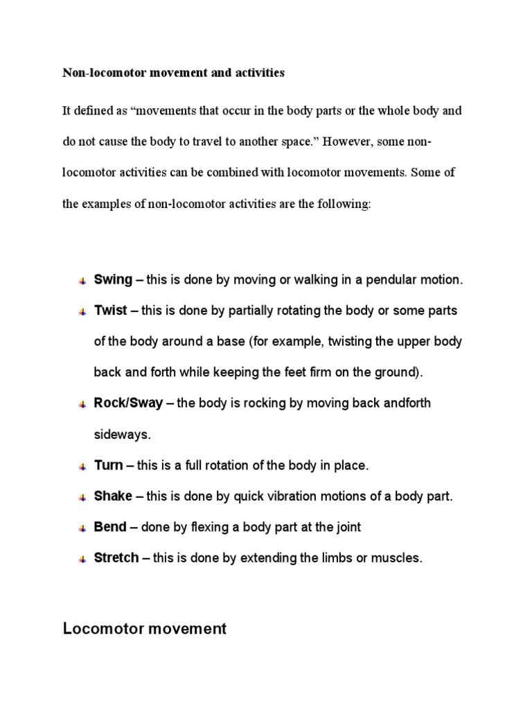 Movement PDF Animal Foot