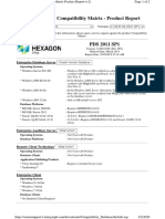 Hexagon PPM Compatibility Matrix - Product Report: Enterprise Database Server