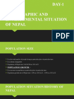 Unit-4 Day-1 Demographic and Environmental Situation of Nepal