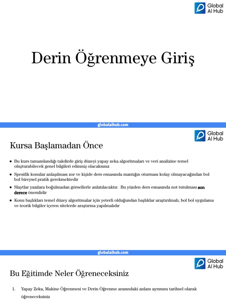 Day 1 Introduction To Deep Learning | PDF