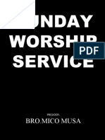 Sunday Worship Service June6