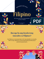 Filipino Vocabulary Words