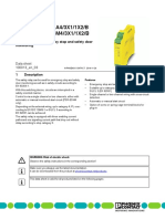 PSR-... - 24UC/ESA4/3X1/1X2/B PSR-... - 24UC/ESM4/3X1/1X2/B: Safety Relay For Emergency Stop and Safety Door Monitoring