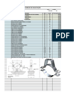 Lista de Solicitação de Materiais - Secagem