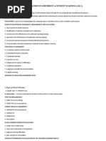 PRELIM LESSON IN ASSESSMENT of STUDENT LEARNING (ASL 1)