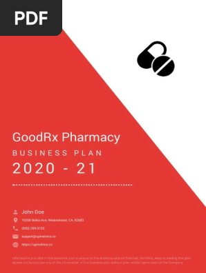 Pharmacy Business Plan Example