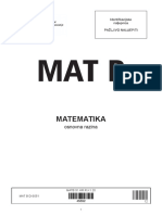 Mat B: Matematika