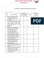 Formulir Monitoring APAR Ringan