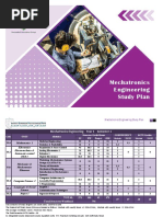 Mechatronics Engineering-Study Plan