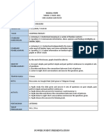 Contoh Manual PDPR (Lesson Plan) Tingkatan 5
