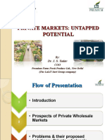 Untapped Potential of Private Agricultural Markets